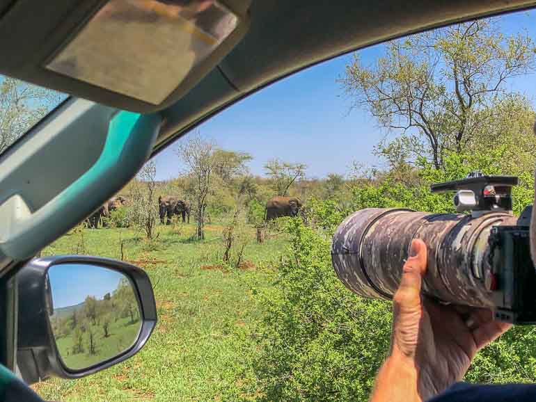 Person using camera for photography